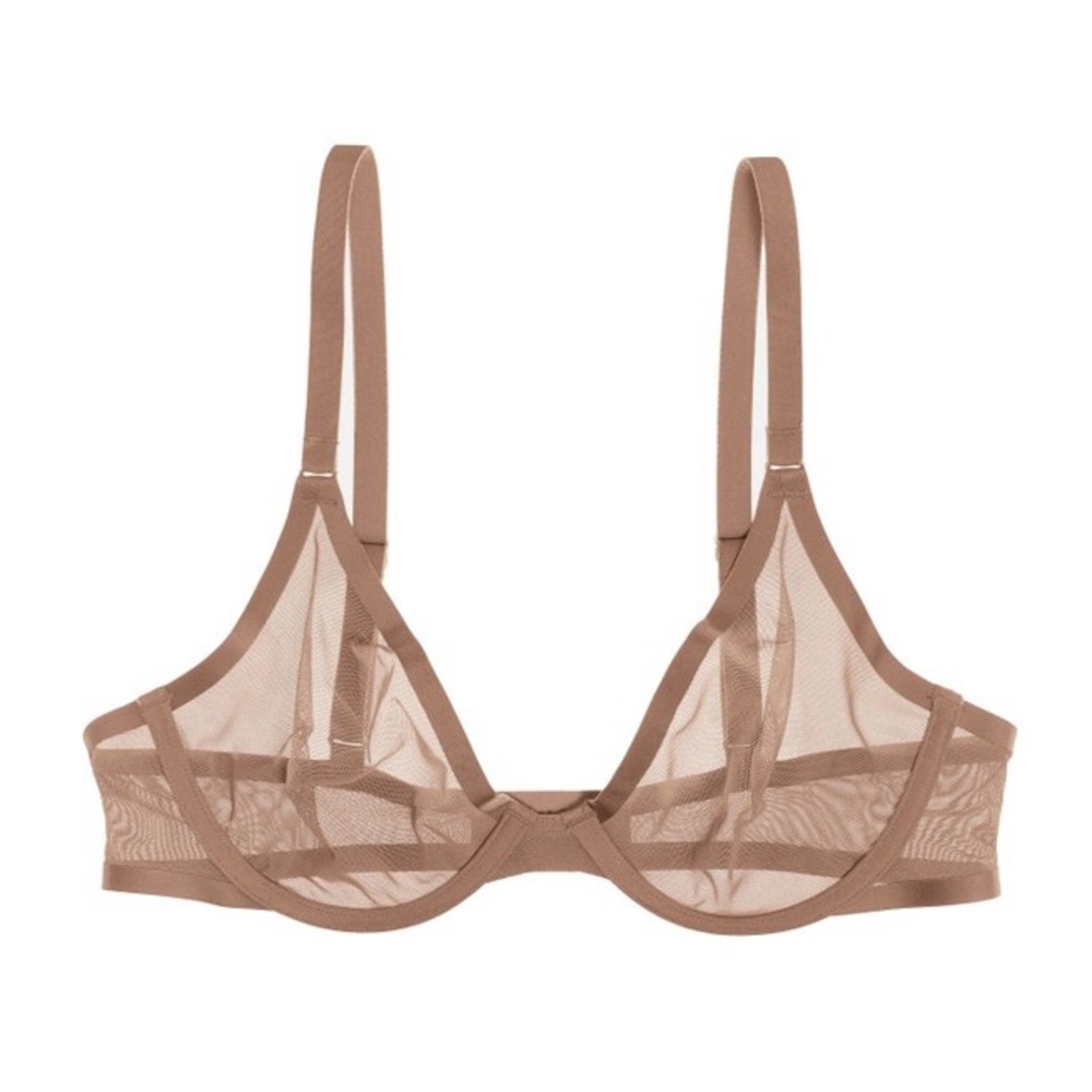 CUUP THE PLUNGE - MESH Taupe Size 32 D